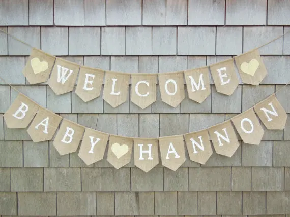 Баннеры на заказ с именем для детского дня рождения и вечеринки в честь