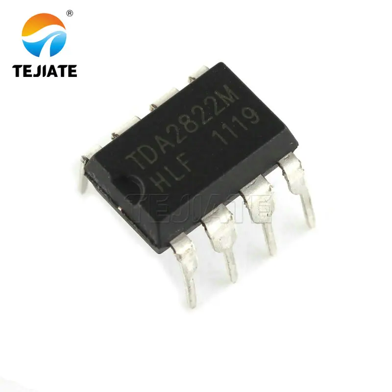 10 шт. TDA2822M DIP8 TDA2822 DIP 2822M 8 новый и оригинальный IC|Интегральные схемы| |