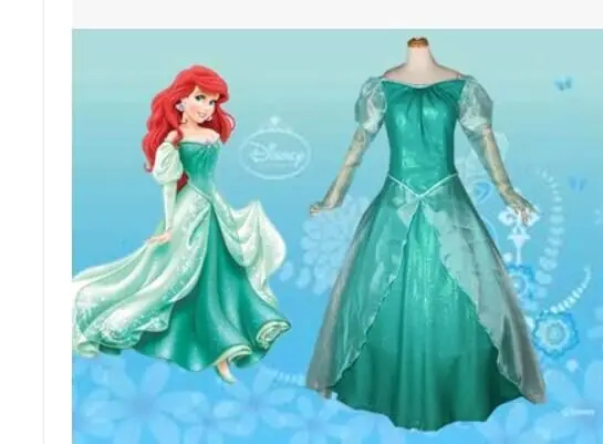 Русалочка Ариэль платье принцессы для косплея взрослый костюм женская