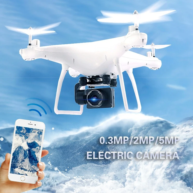 Wi-Fi FPV Радиоуправляемый Дрон с 1080P HD регулируемой камерой для управления