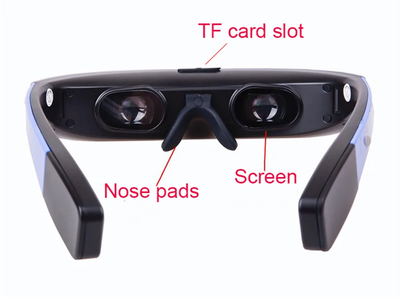 Seling HD 1080P Android5.1, WiFi, сенсорная кнопка, дорожка, шар, управление, браузер, 3D смарт-видео очки, умные цифровые очки