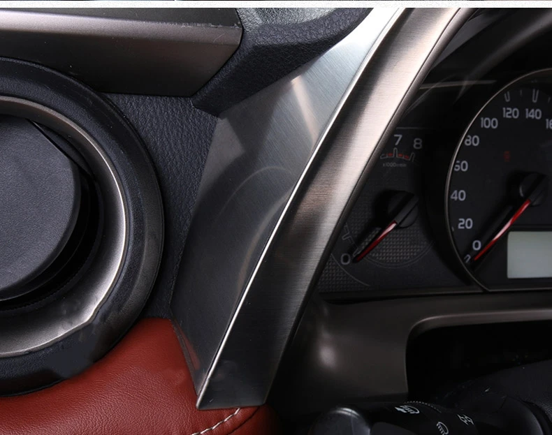 Для Toyota RAV4 2014 2018 Высококачественная отделка рулевого колеса внутренняя блестки