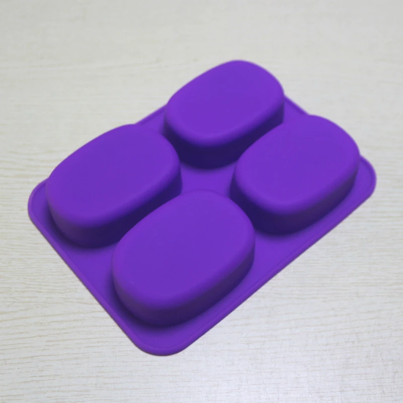 Atekuker эллипс в форме цветка DIY силиконовая форма для мыла ручной работы силиконовая форма для изготовления мыла