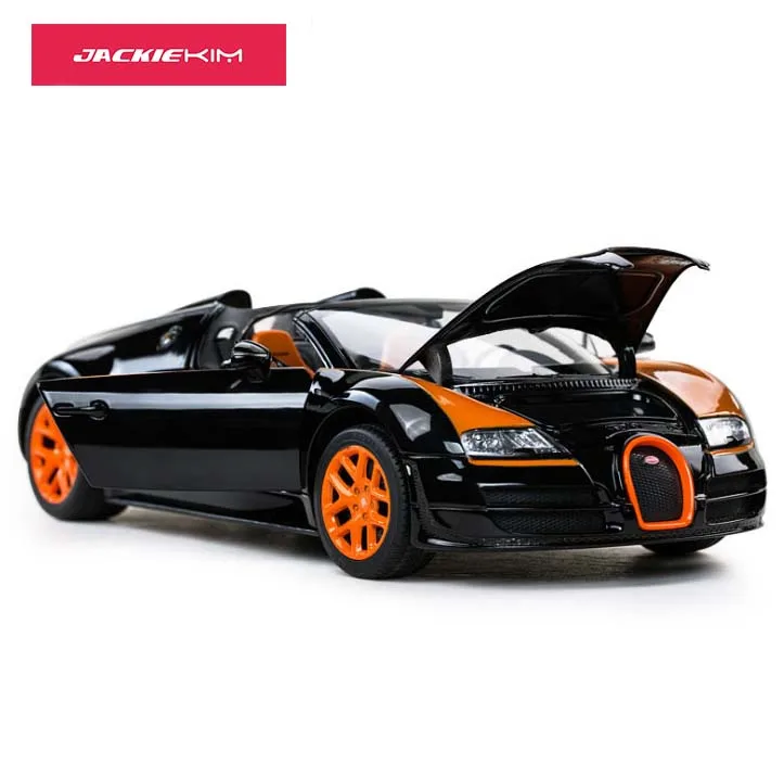 Высокая имитация 1:18 Bugatti Veyron Grand Sport Vitesse литье под давлением модель автомобиля украшение подарок для мальчиков коллекция