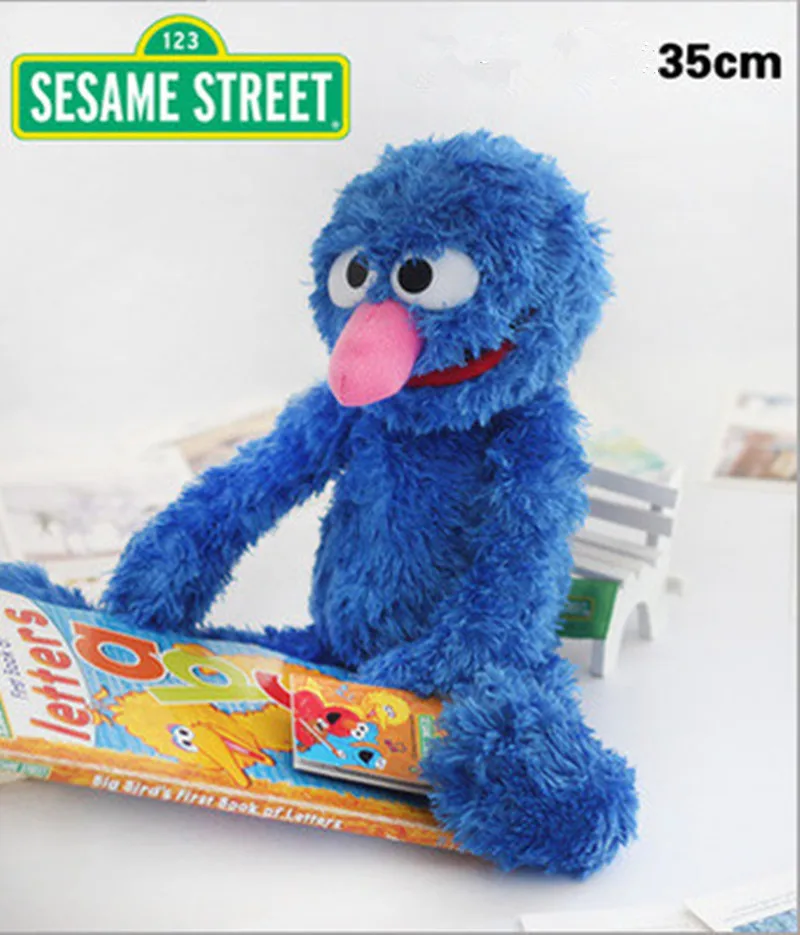 7 стилей 22 35 см мультфильм аниме Улица Сезам Elmo Оскар печенье Grover Zoe Ernie большая