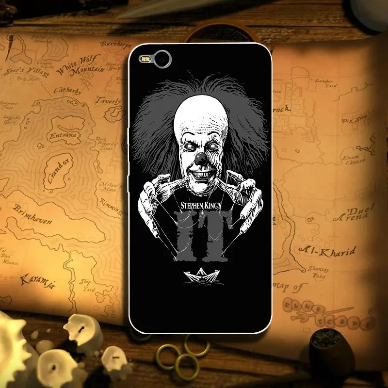 Soft Phone Cases for HTC U11 Desire 530 630 626 628 816 820 One A9 E9 M7 M8 M9 M10 Plus It Stephen Kings Pagliaccio Horror | Мобильные