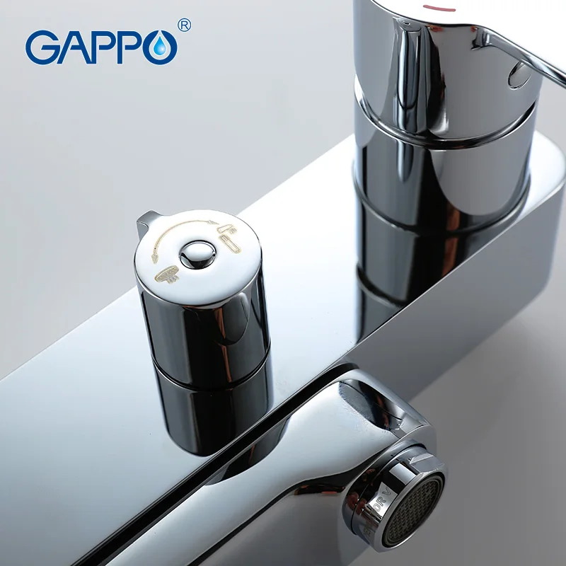Набор смесителей для ванной Gappo G2402 кран ванны и душа насадка тропического со