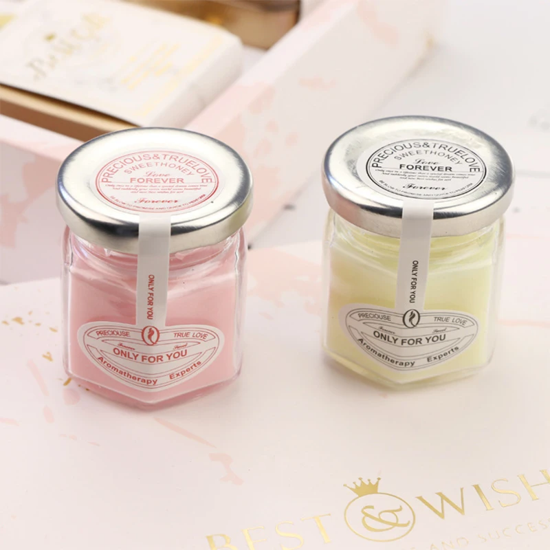 Aromeasy, 1 шт., 28 г/60 г, ароматические свечи из медового стекла и минеральный воск, бездымные Ароматические свечи для украшения дома, свадьбы