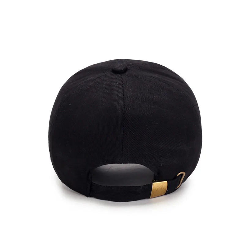 New autumn 100% cotton duck cap men's simple front hat leisure iron logo beret |