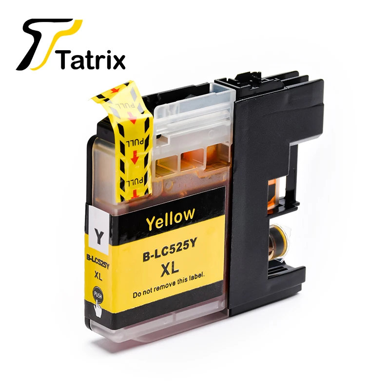Tatrix Совместимость Брат LC529 LC525 чернильный картридж 529XL 525XL для Brother DCP J100 J105 MFC J200