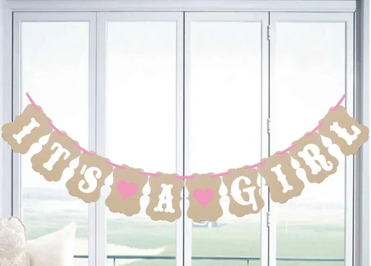 Это баннеры для дня рождения маленьких мальчиков и девочек крафт-бумага реквизит