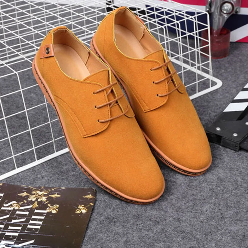 Кроссовки REETENE мужские из флока повседневные замшевые модная весенняя обувь