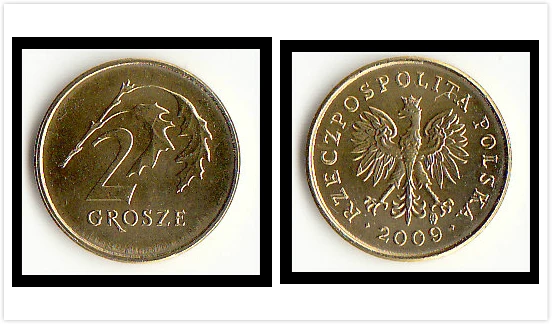 Poland 2 Grosz монеты набор старый выпуск ЕС Европейский 100% настоящая и оригинальная