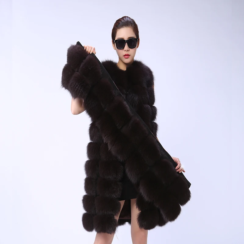 Новый бренд действительно высокое качество меховой жилет из натурального