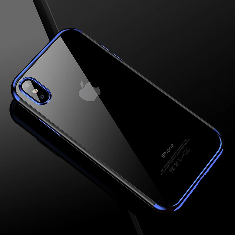 Противоударные прозрачные силиконовые чехлы для телефонов iPhone 11 Pro MAX XR X XS MAX, мягкий ТПУ чехол для iPhone 6 6s 7 8 Plus 10 с логотипом