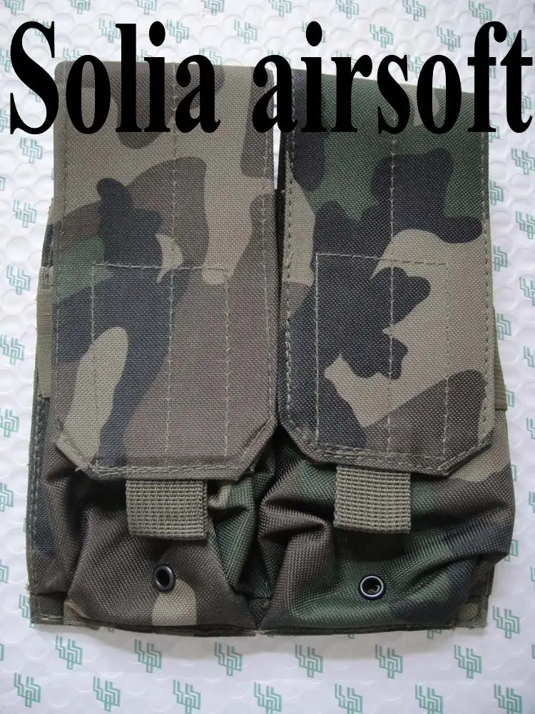 Двойная Сумка molle Тройной Журнал mag круглая сумка для боеприпасов мягкая с