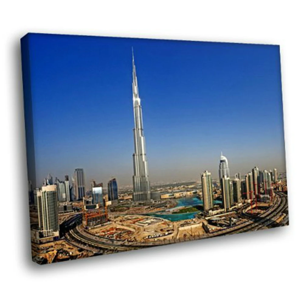 Burj Khalifa башня Дубай небоскребок пейзаж Картина настенное искусство для спальни