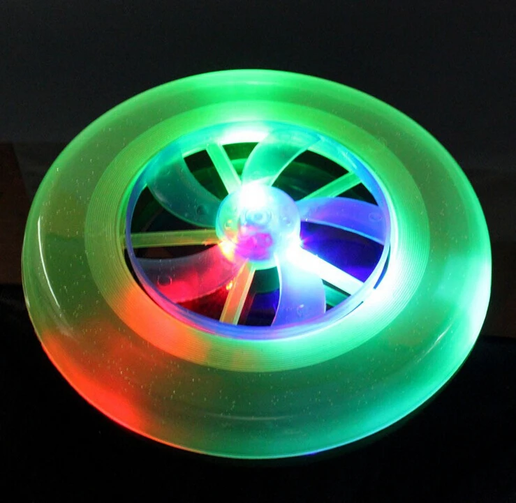Rotating outdoor light emitting UFO toys for children | Игрушки и хобби