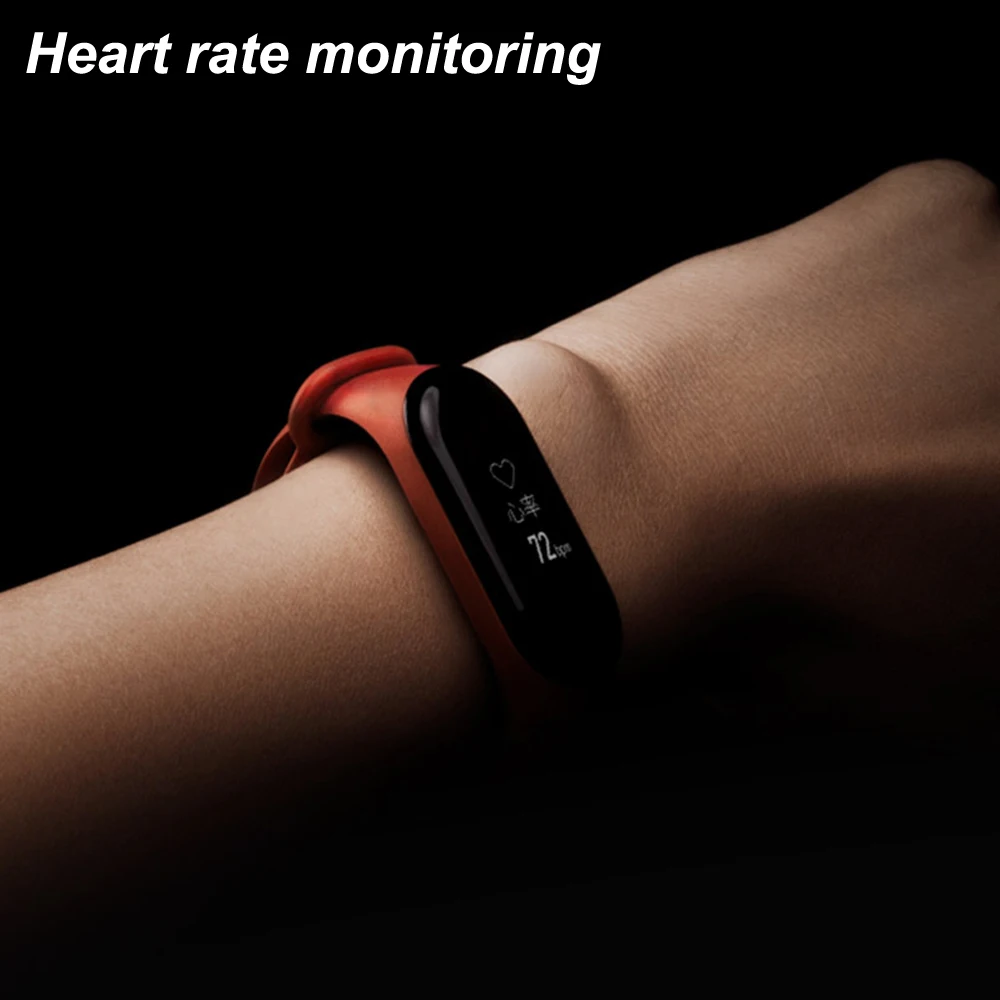 Смарт браслет Xiaomi Mi Band 3 фитнес с большим сенсорным экраном 0 78 дюйма OLED сообщения