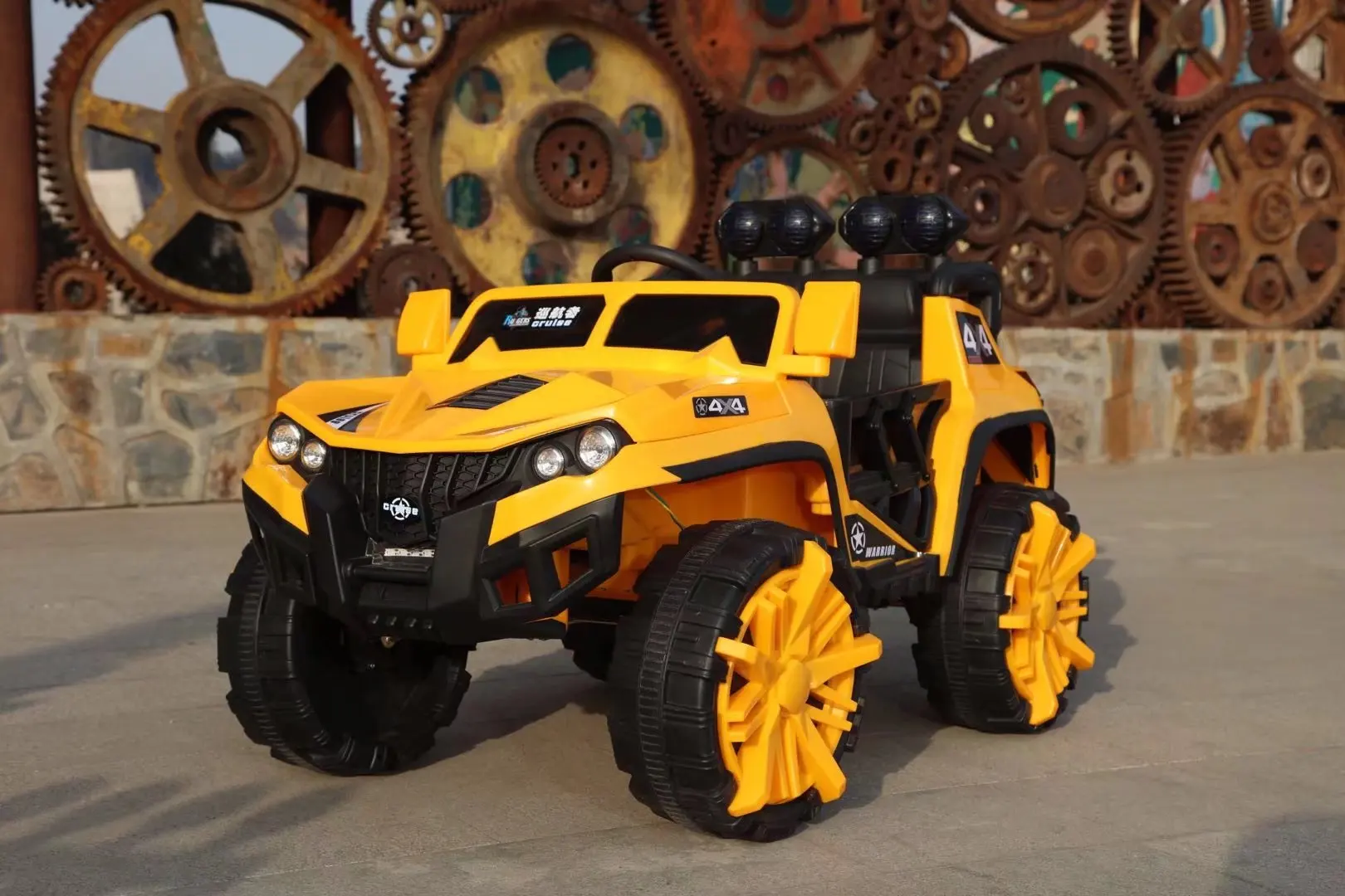 Детский электромобиль четырехколесный автомобиль-качалка с дистанционным управлением