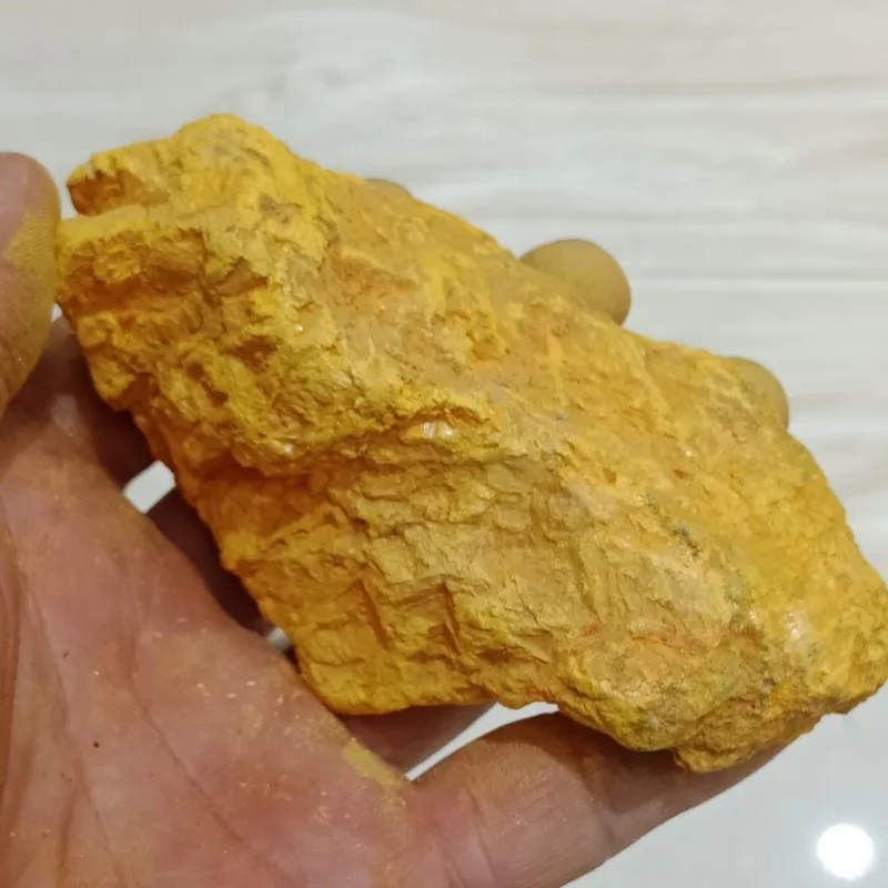 DHXYZB 100 500 г AAAAA красивый натуральный орпимент сульфид мышьяка кристаллический