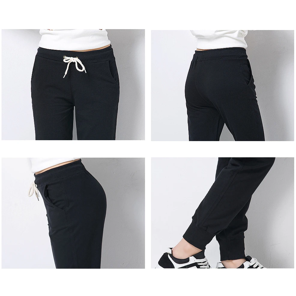 

Spring&Autumn Women Casual Fit Pants Healthy Cotton Harem Pants Casual Trousers Plus Size 4 Colors Sportswear Leggings