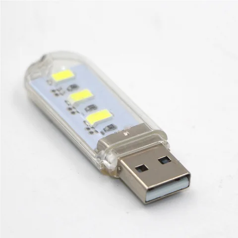 Мини 5 в USB светодиодный книжный ночсветильник 8 светодиодов 4 Вт лампа для кемпинга лампа для чтения для ноутбука ПК компьютера ноутбука мобильного зарядного устройства