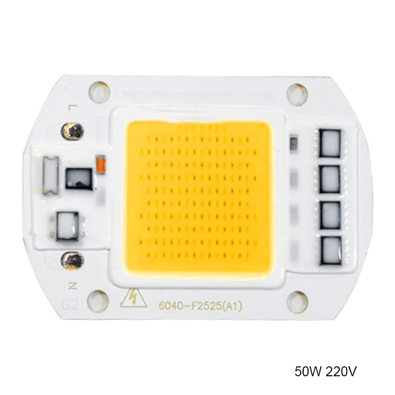 warmwhite Ночной 20 Вт 30 Вт 50 Вт светодиодный чип 110 В 221 В светодиодный COB ламповый чип вход IP65 Smart IC подходит для DIY светодиодный прожектор светильник светодиодный модули - Цвет: warmwhite