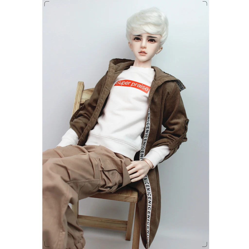Мода 1/3 BJD Uncle Dolls одежда толстовка+ куртка+ брюки костюм для SD для AOD Hound Dollfie повседневная одежда