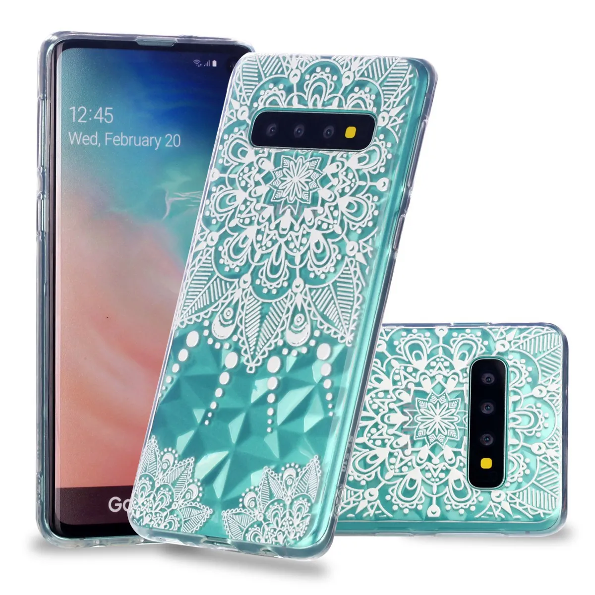 Чехол с алмазным узором для Samsung Galaxy S10 S 10 мягкий силиконовый чехол из ТПУ Модные
