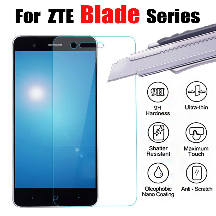 Защитное стекло для ZTE Blade A510 a610 Защитная пленка экрана v7 a520 a601 lite tremp a 510 520 601 610 7 v