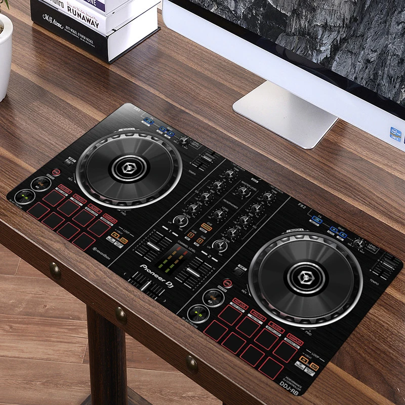 dj hand drive mouse pad gamer large 60x30cm gaming mousepad locking edge office rubber keyboard computer durable laptop desk mat free global shipping
