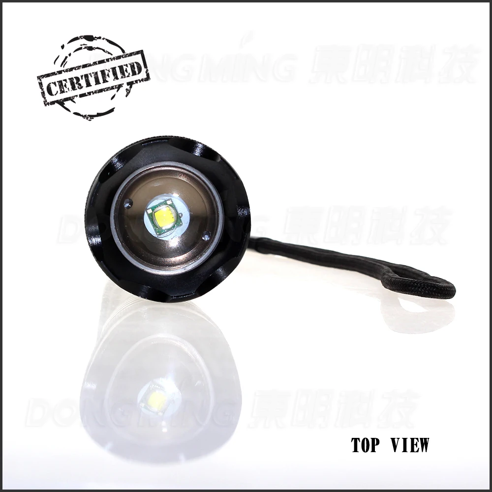 Масштабируемый светодиодный фонарик 5000 люмен супер яркий с питанием от одной