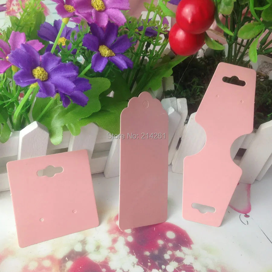 Розовый Diy ожерелье карта серьги подвешенная бирка 1 лот = 5 предметов комплект