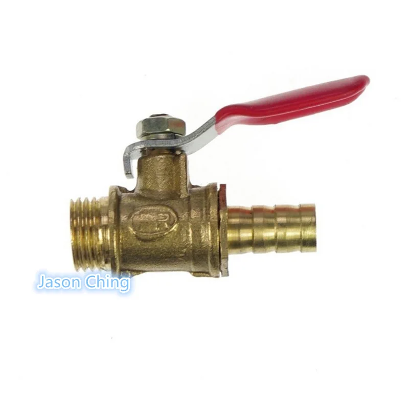 2 шт./лот 8 мм шланг Колючая x 1/4 &quotBSPP соединение мужской воздушный поток латунь