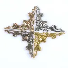 20 шт. металлические уголки для книг декоративные Скрапбукинг Фотоальбомы меню ремесла 40x40 мм Cp1583