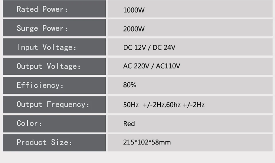 1000 Вт Инвертор DC 12 В 24 В в AC 220 В 110 В USB Авто Инвертор адаптер зарядное устройство напряжение автомобильный преобразователь