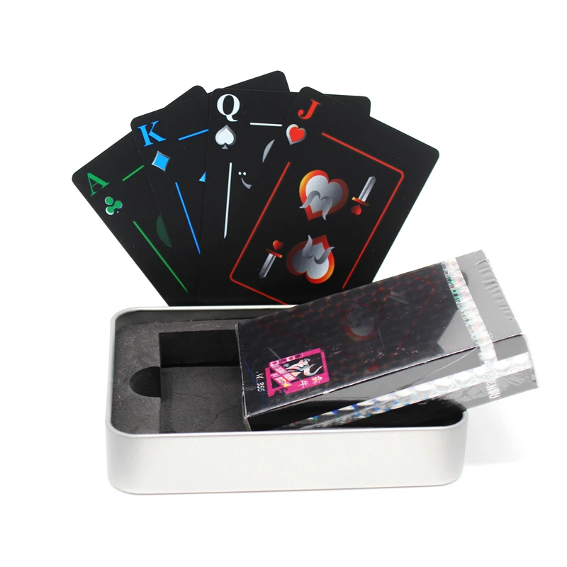 Высокое Качество Яркие пластиковые ПВХ покер водонепроницаемые металлические