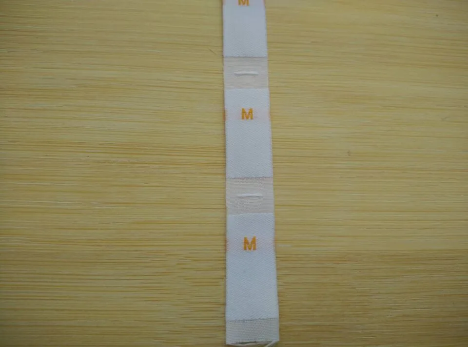 100 шт. Дамасские этикетки для рубашки/платья размеры XS S M L XL 28 30 32 34 36 38 | Дом и сад