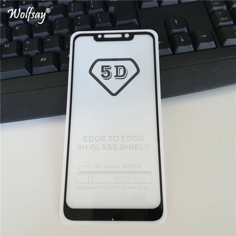 5D полностью проклеенное закаленное стекло Pocophone F1 Защитное стекло для экрана Pocophone F1 Xiaomi полное покрытие стекло для телефона Xiaomi Poco F1