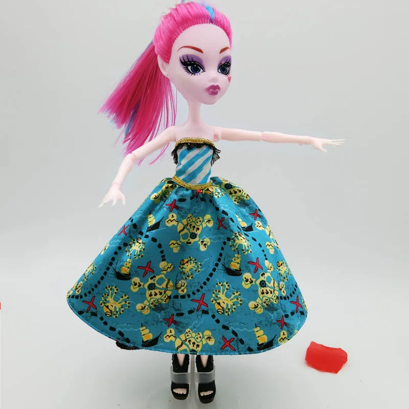 Модные Роскошные платья для кукол Monster High вечерние летние Demon Monster|clothes for monster