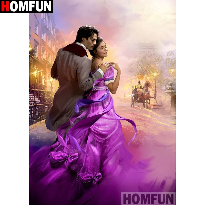 Набор для алмазной вышивки HOMFUN A14023 картина сделай сам из квадратных/круглых