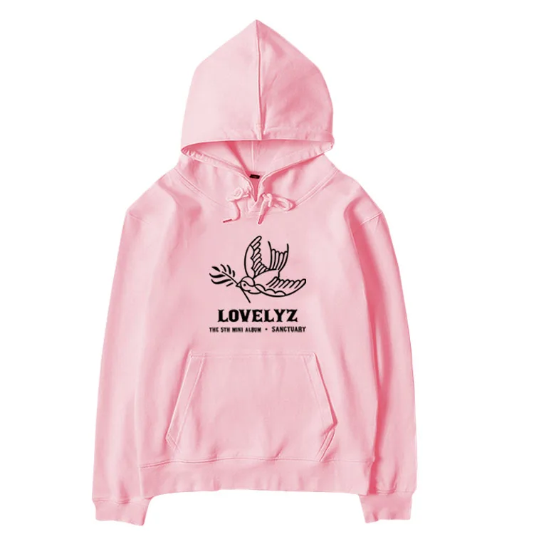Новый альбом Kpop lovelyz пуловер с одинаковым принтом толстовки для фанатов