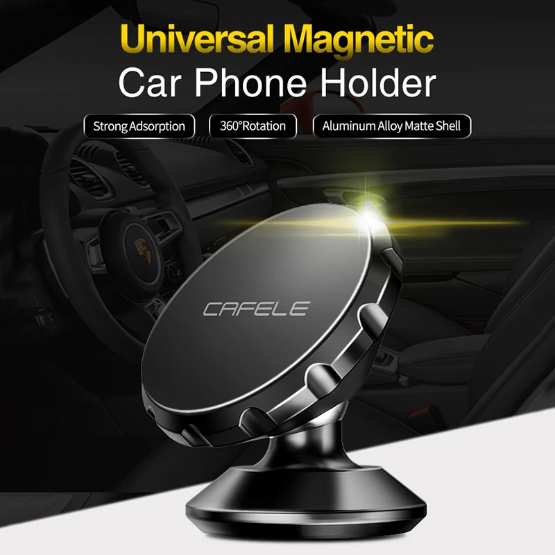 cafele 3 style magnetic car phone holder stand for phone in car air vent gps universal holder for iphone x xs samsung free ship free global shipping