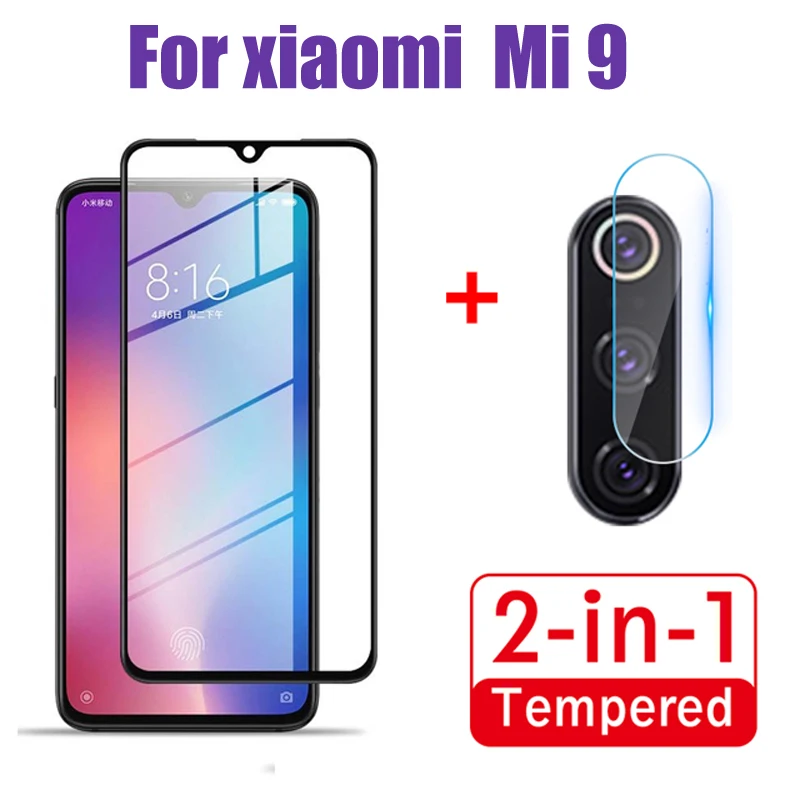 Закаленное стекло 2 в 1 для объектива камеры Xiaomi Mi 9 SE Защитное экрана mi9 9se защитная