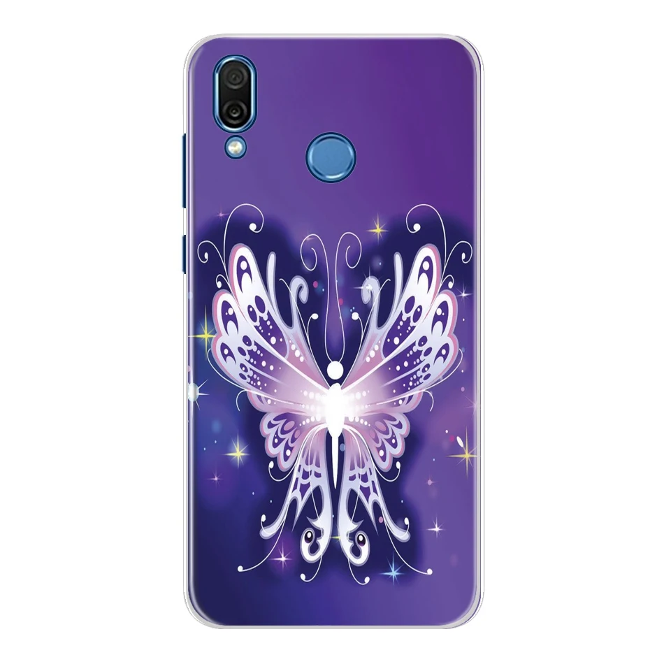 Новинка для huawei P Smart 2019 чехол мягкий силиконовый из ТПУ PSmart Dual POT-LX1 полный