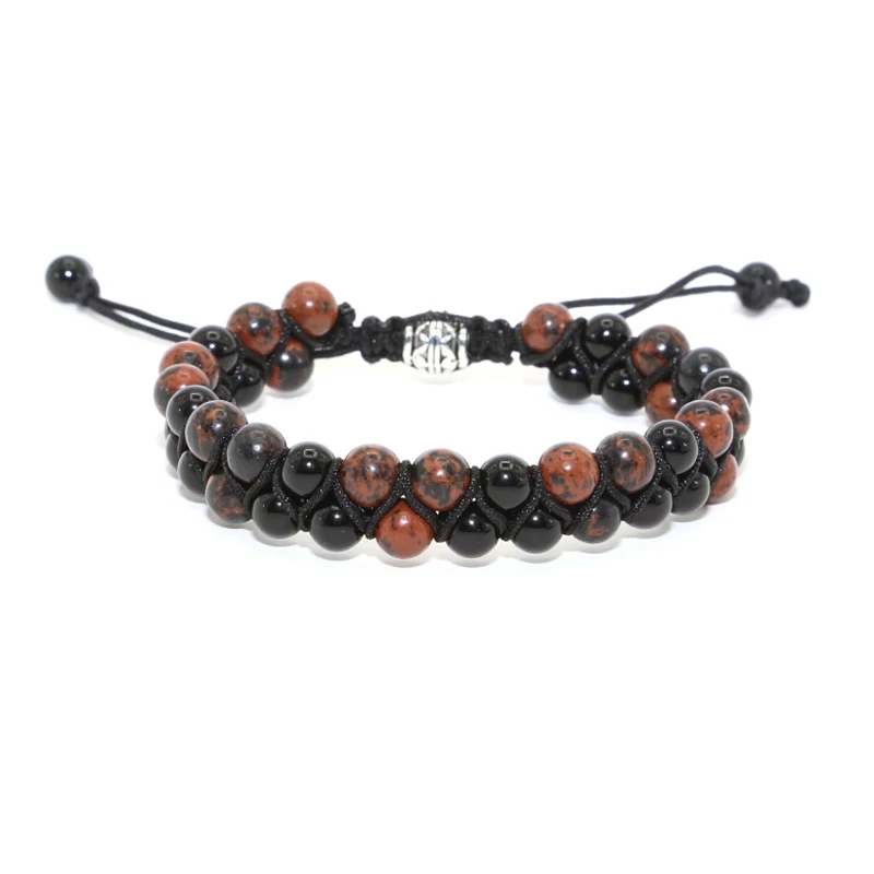 Браслет из 2018 натуральных камней 6 мм для мужчин и женщин | Украшения аксессуары