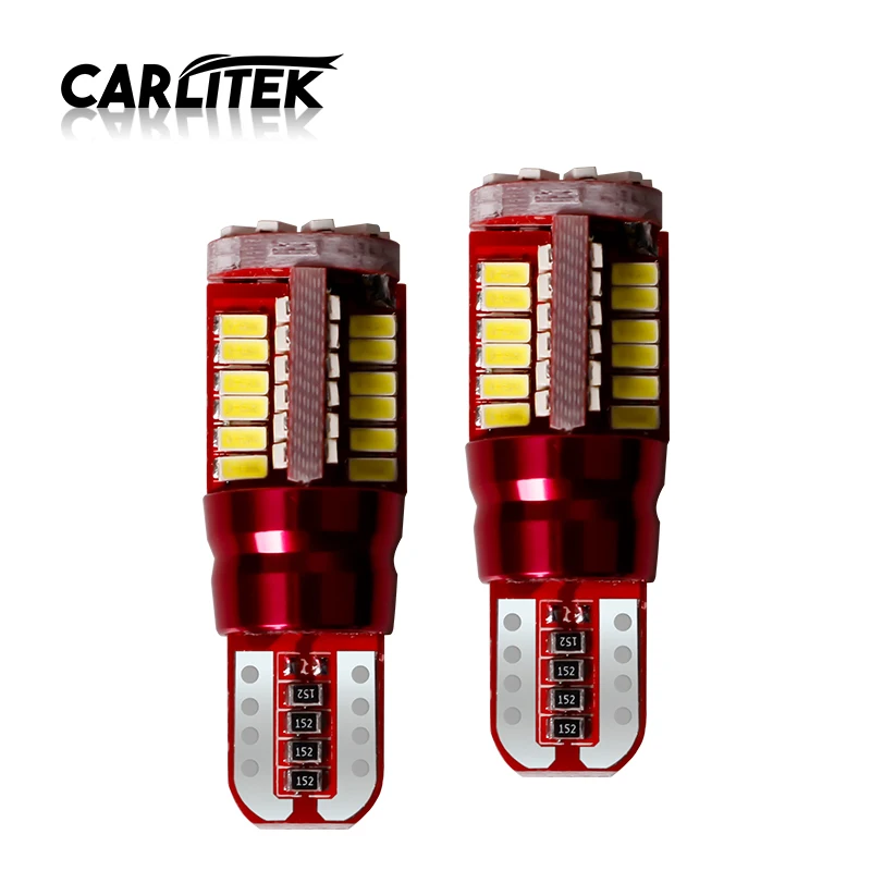 CARLitek 10 шт. неполярных t10 led canbus W5W 168 194 лампада carro автомобильные лампы Интерьер