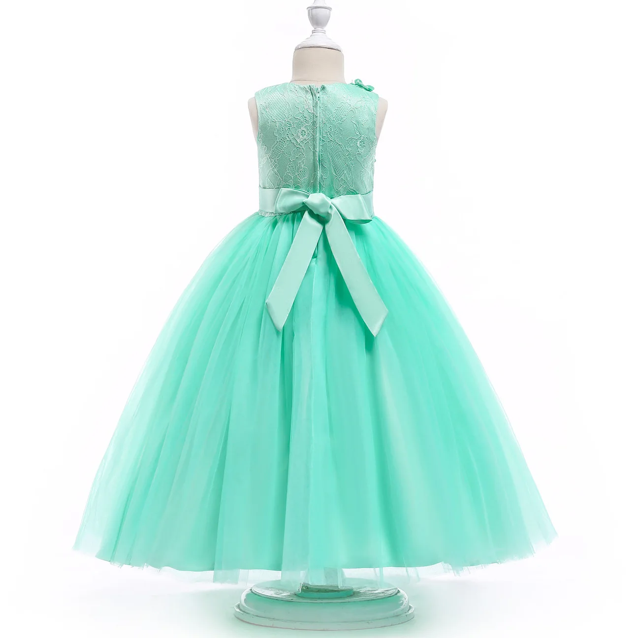 2019 Spring Girl Birthday Party Dresses Piano Dress For Wedding Clothes Flower Toddler Lace Evening Gowns Kids | Детская одежда и
