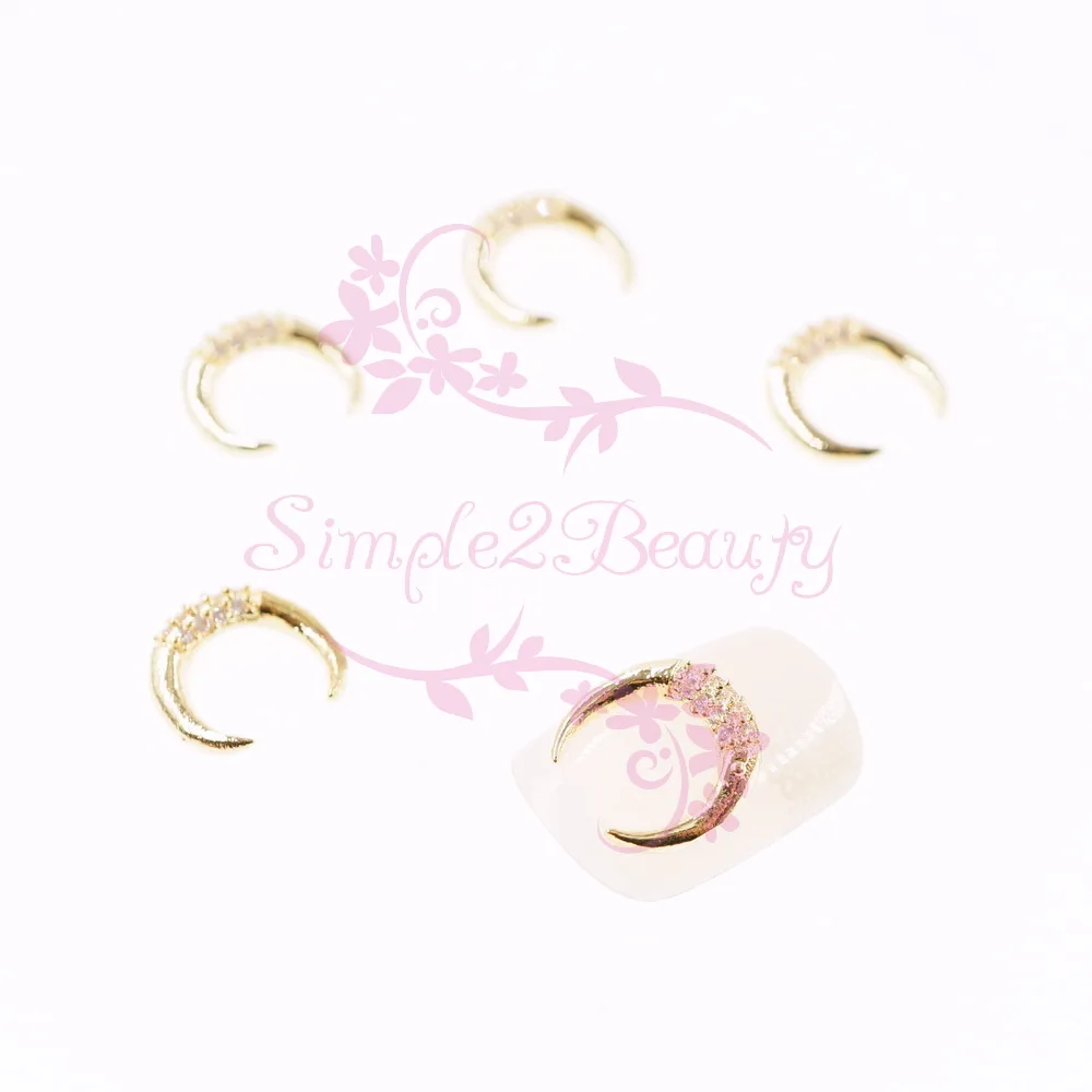 10 шт./упак. простой лунный свет Форма легированные Подвески прозрачный